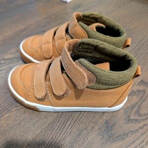 Old Navy Shoes Brown High Top Canvas Sneakers 